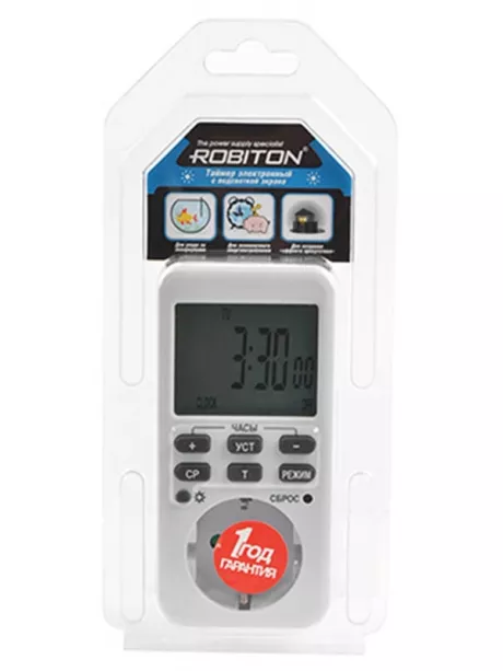 таймер электронный Robiton EL-04 белый