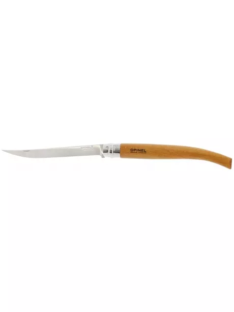 складной нож Opinel №15 филейный Stainless Steel бук