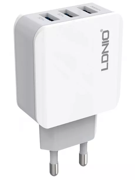 USB зарядное устройство LDNIO A3301 3USB*3,1A white
