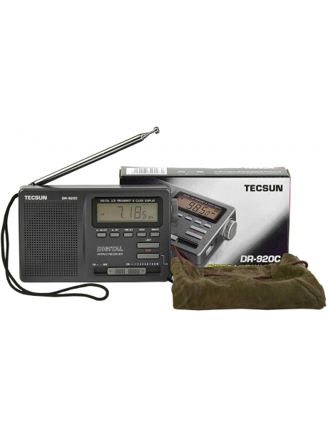карманный радиоприемник с цифровой шкалой​ Tecsun DR-920C (export version) black