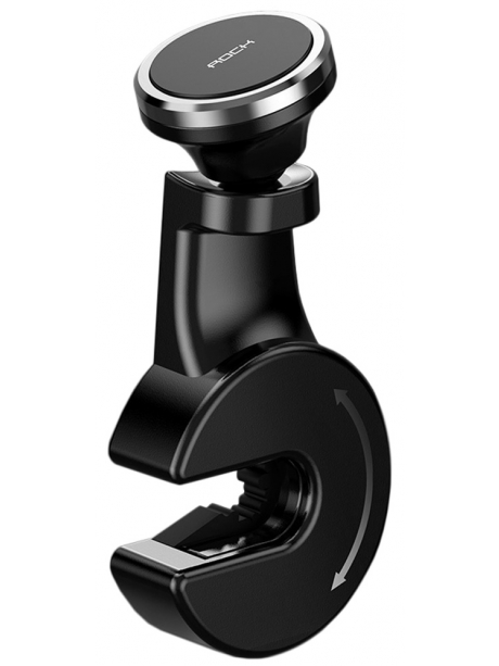 держатель для телефона на подголовник Rock Multifunctional Headrest Magnetic holder black
