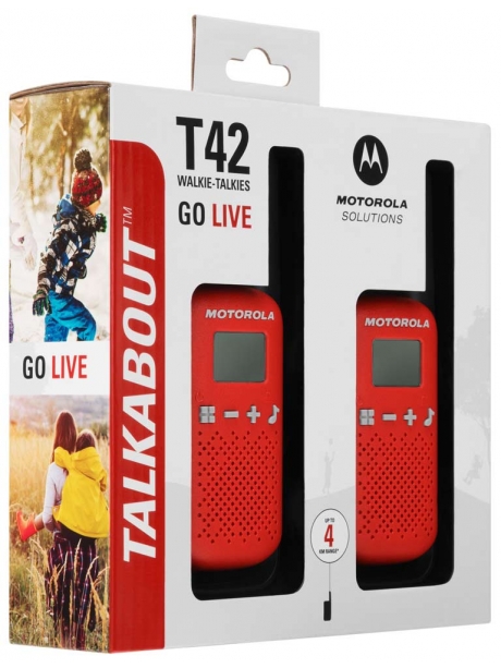 детские рации Motorola TALKABOUT T42 red