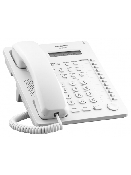 системный телефон Panasonic KX-AT7730RU white