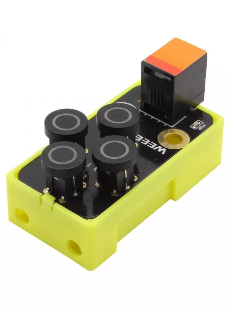 модуль с 4 кнопками с подсветкой WeeeMake 4 LED Button 