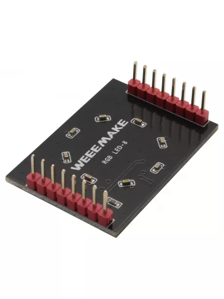 плата с 8 RGB светодиодами WeeeMake RGB LED - 8 (Pin) 