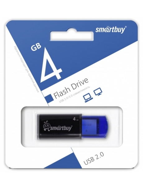 флешка USB SmartBuy Click 4GB blue