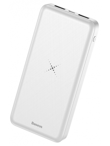 внешний аккумулятор с беспроводной зарядкой Baseus M36 Wireless Charger Powerbank 10000mAh white