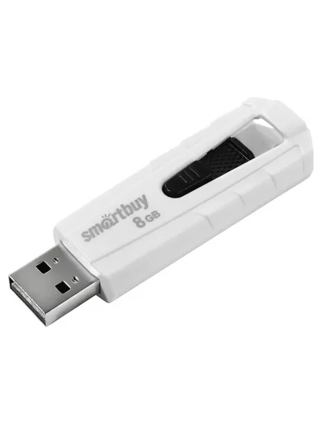 флешка USB SmartBuy IRON 8GB white/black