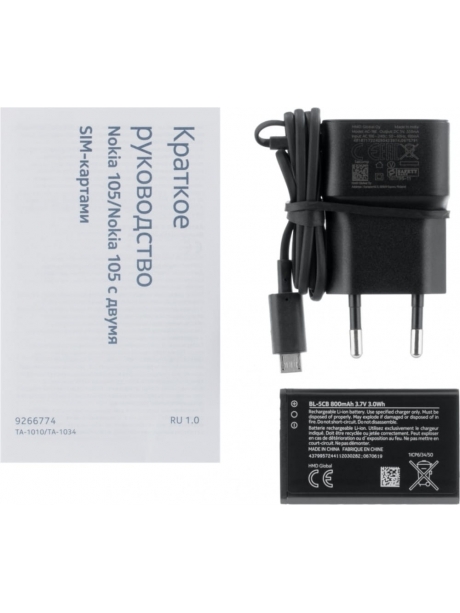мобильный телефон Nokia 105 TA-1010 black