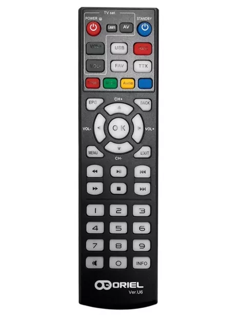обучаемый пульт ДУ для DVB-T2 приставки Oriel 6U 