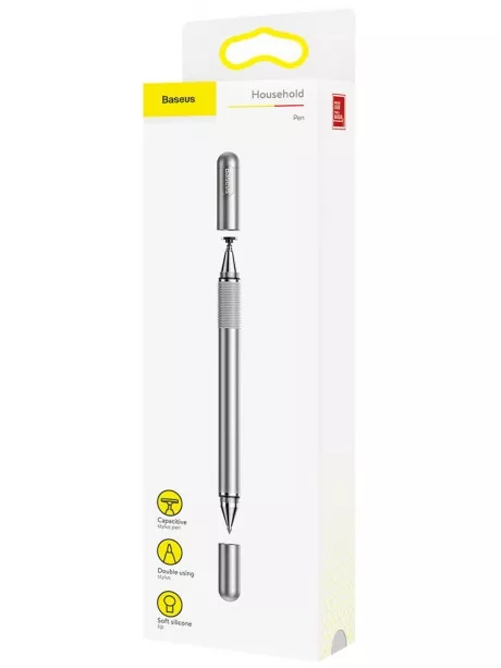 ручка со стилусом Baseus Golden Cudgel Capacitive Stylus Pen silver