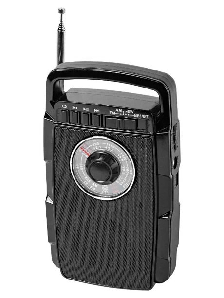 Портативный радиоприемник с USB и блютуз MAX MR-322 черный