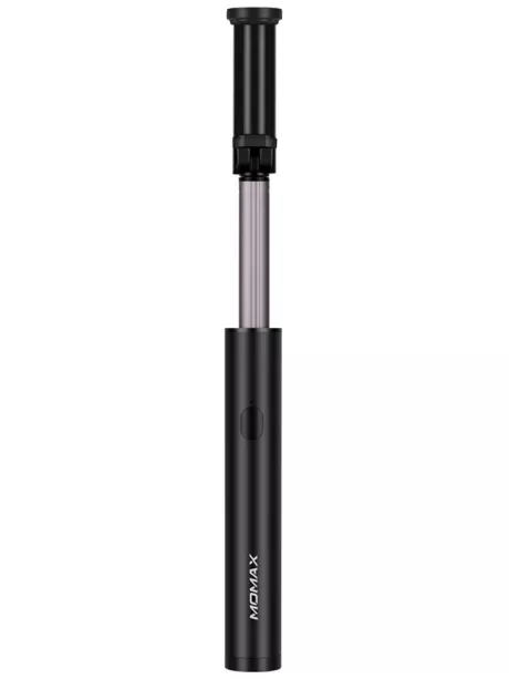 монопод для селфи с дополнительным светом Momax Selfie Light Selfie Stick with Bluetooth and LED Fill KM12 black