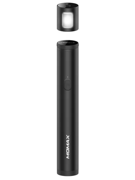 монопод для селфи с дополнительным светом Momax Selfie Light Selfie Stick with Bluetooth and LED Fill KM12 black