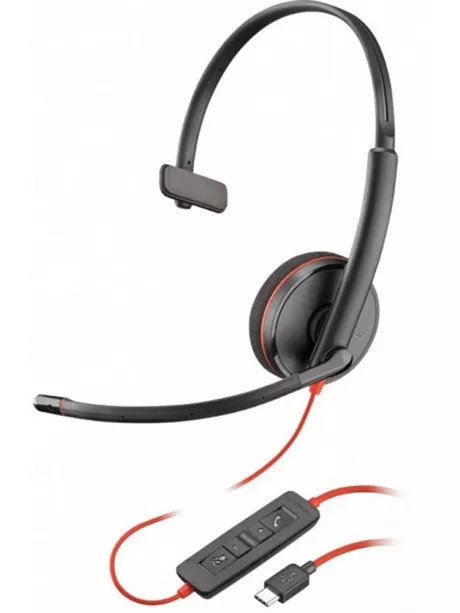 USB гарнитура для смартфона и ноутбука Plantronics BlackWire C3210-C (PL-C3210-C) black