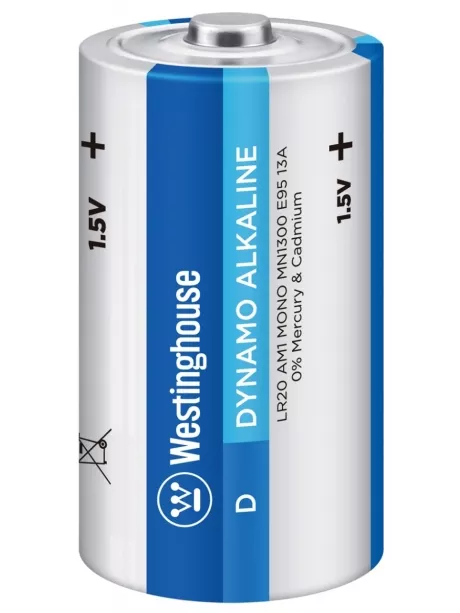 батарейка Westinghouse LR20/D Dynamo Alkaline-BP2 