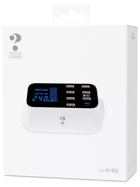 настольное зарядное устройство Wisdom YC-CDA19Q white
