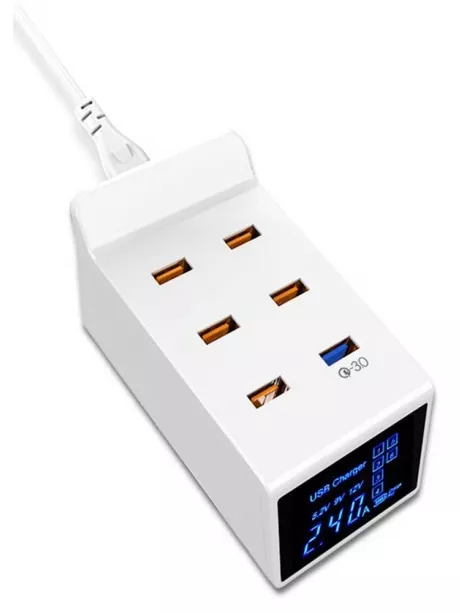 настольное зарядное устройство Wisdom YC-CDA31Q white