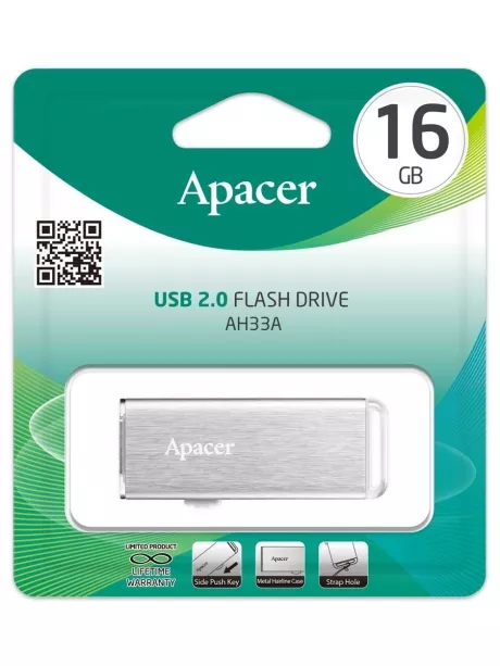 USB-накопитель Apacer AH33A 16Gb silver