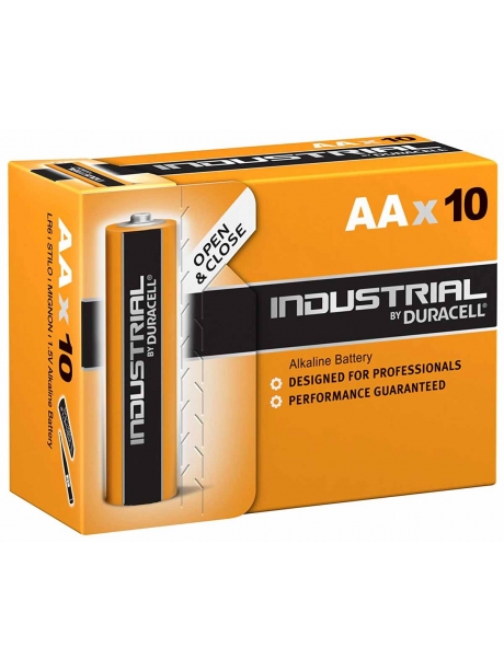 батарейки пальчиковые (10 шт) Duracell LR6 INDUSTRIAL-10BOX 
