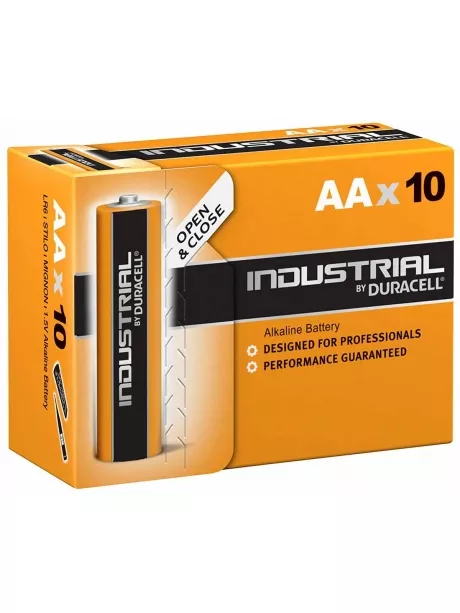 батарейки пальчиковые (10 шт) Duracell LR6 INDUSTRIAL-10BOX 