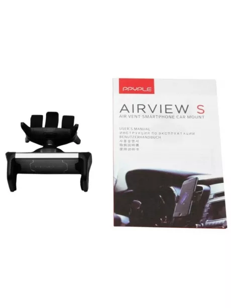 держатель для телефона в воздуховод Ppyple AirView S black