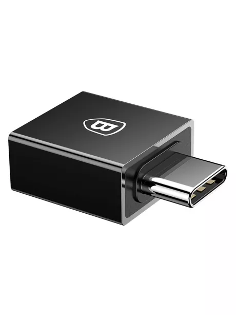 OTG адаптер Baseus Exquisite Type-C Male to USB Female Adapter Converter 2.4A black