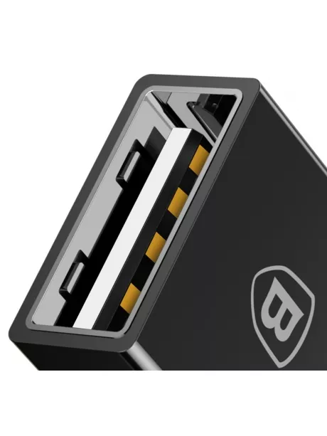 OTG адаптер Baseus Exquisite Type-C Male to USB Female Adapter Converter 2.4A black