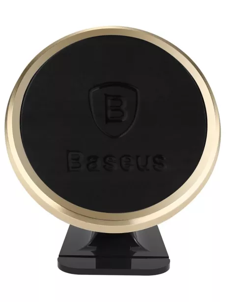 магнитный автомобильный держатель на торпедо Baseus 360 Rotation Magnetic Mount gold
