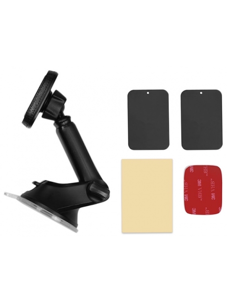 магнитный держатель на присоске Hoco CA42 Cool Journey in-car dashboard holder with stretch rod black