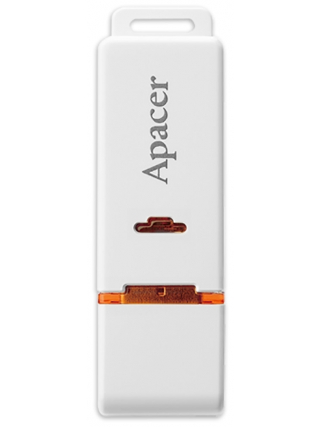 флешка USB Apacer AH223 64Gb white/orange