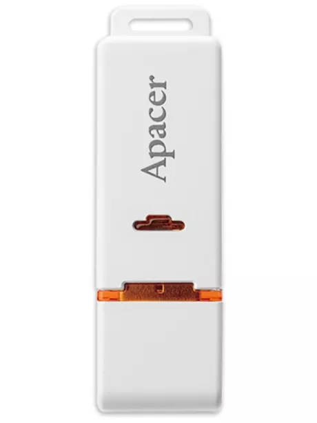 флешка USB Apacer AH223 64Gb white/orange