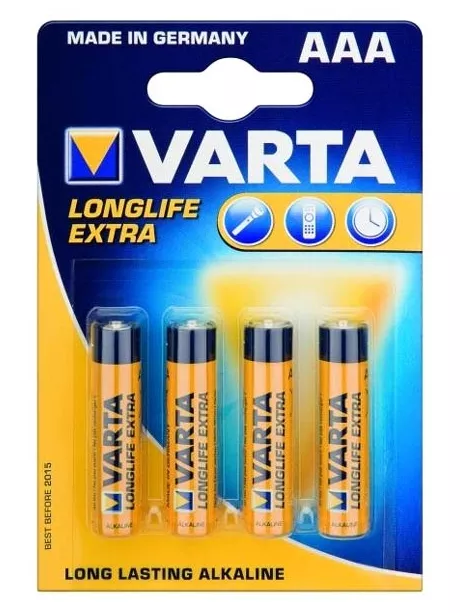 батарейка Varta LR03/AAA LONGLIFE-4BL 