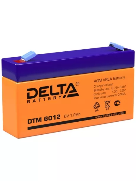 аккумулятор Delta DTM 6012 