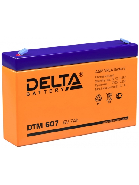 аккумулятор Delta DTM 607 