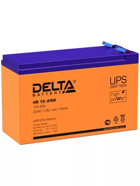 аккумулятор для ИБП Delta HR 12-24W 