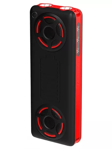 мобильный телефон с функцией караоке Maxvi P20 black-red