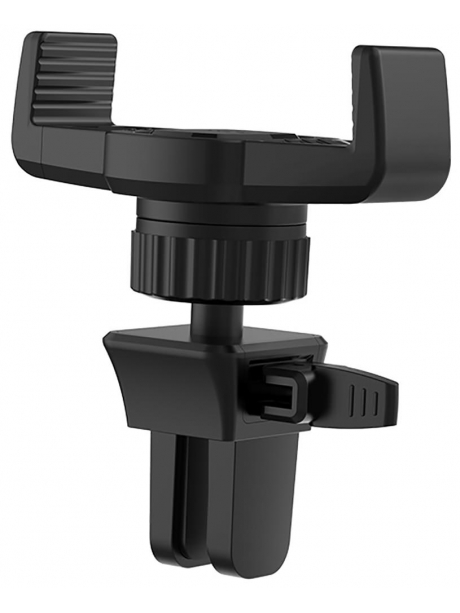 держатель Hoco CA38 Platinum sharp air outlet in-car holder black