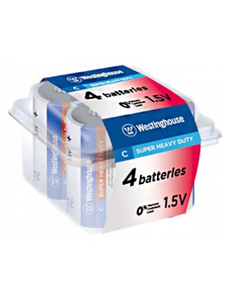 солевая батарейка Westinghouse R14/C Super Heavy Duty-PB4 