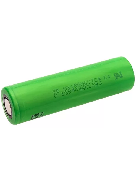 высокотоковый аккумулятор Sony Murata US 18650 VTC4 30A 2100mAh, без защиты 