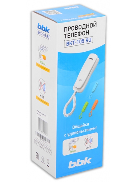 телефонный аппарат BBK BKT-105 белый