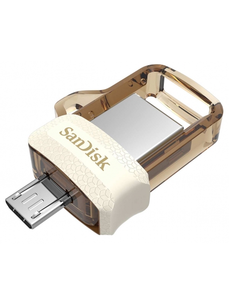 OTG флешка SanDisk Ultra Dual Drive m3.0 32GB gold white