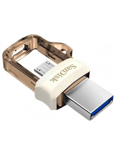 OTG флешка SanDisk Ultra Dual Drive m3.0 32GB gold white