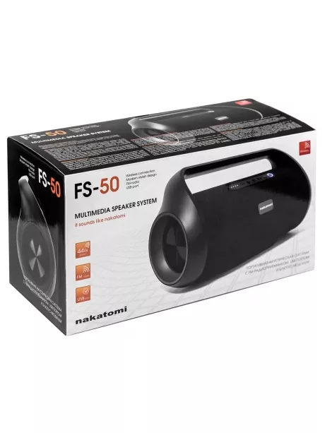 bluetooth колонка Nakatomi FS-50 black