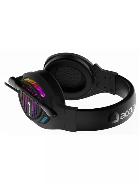 игровая гарнитура 7.1 с подсветкой и вибрацией Accutone Halo 2 USB black