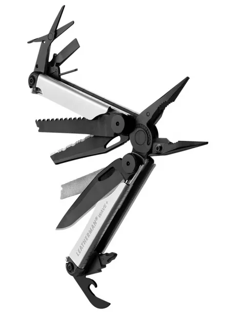 мультитул Leatherman Wave Plus silver black