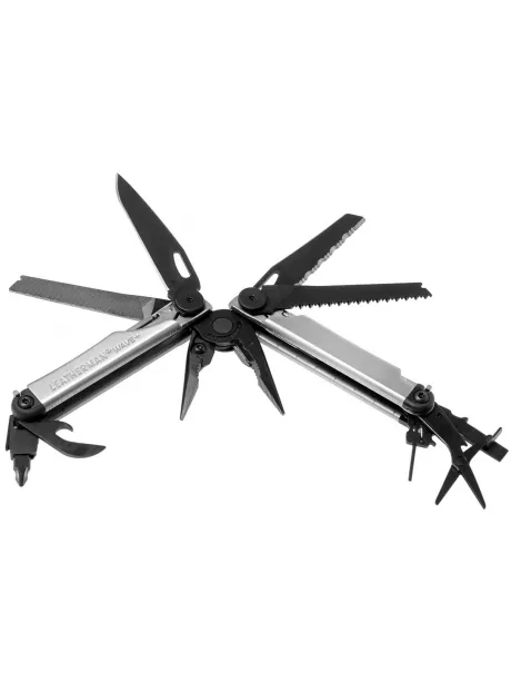 мультитул Leatherman Wave Plus silver black