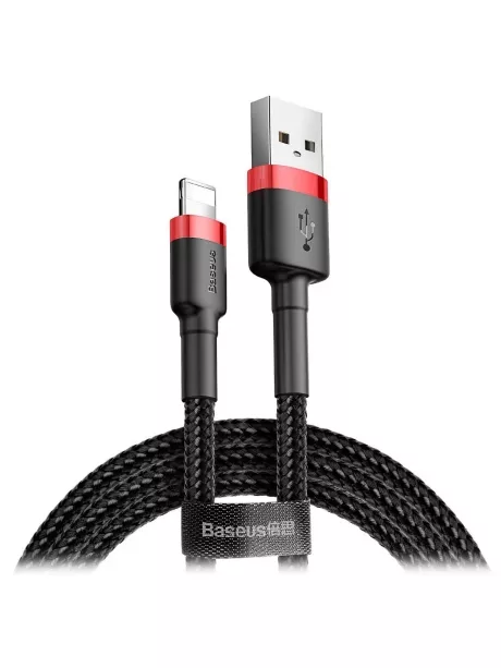 кабель передачи данных Baseus Cafule Cable USB For lightning 1.5A 2m red + black