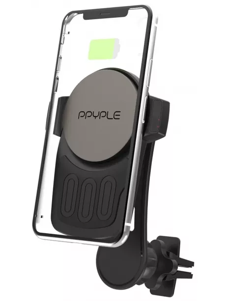 магнитный держатель с беспроводной зарядкой Ppyple Airview XWM100 black