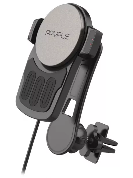 магнитный держатель с беспроводной зарядкой Ppyple Airview XWM100 black